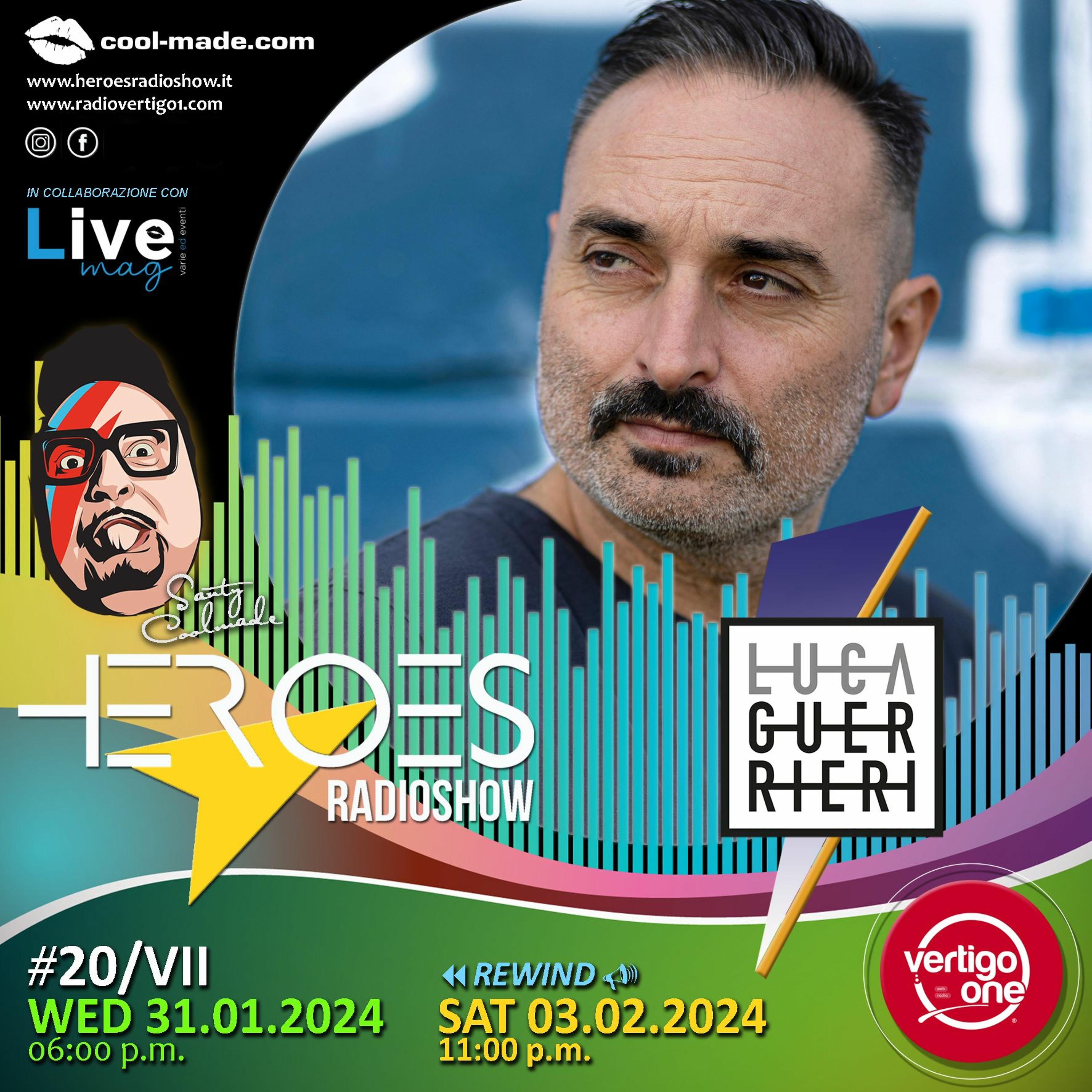 20/2023-24> HEROES RadioShow - Special Guest LUCA GUERRIERI episode artwork