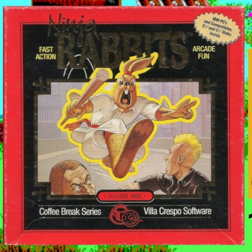 Ninja Rabbits [MS DOS] Title Music on IBM PC Speaker