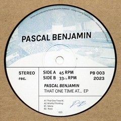 ID CULTURE : Pascal Benjamin - Marie (Original Mix)