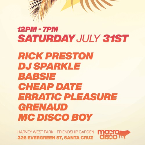 Macro Disco 3 (A Live DJ Sparkle Mix)