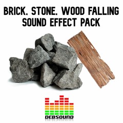 Brick, Stone, Wood Falling Sound Effect Pack