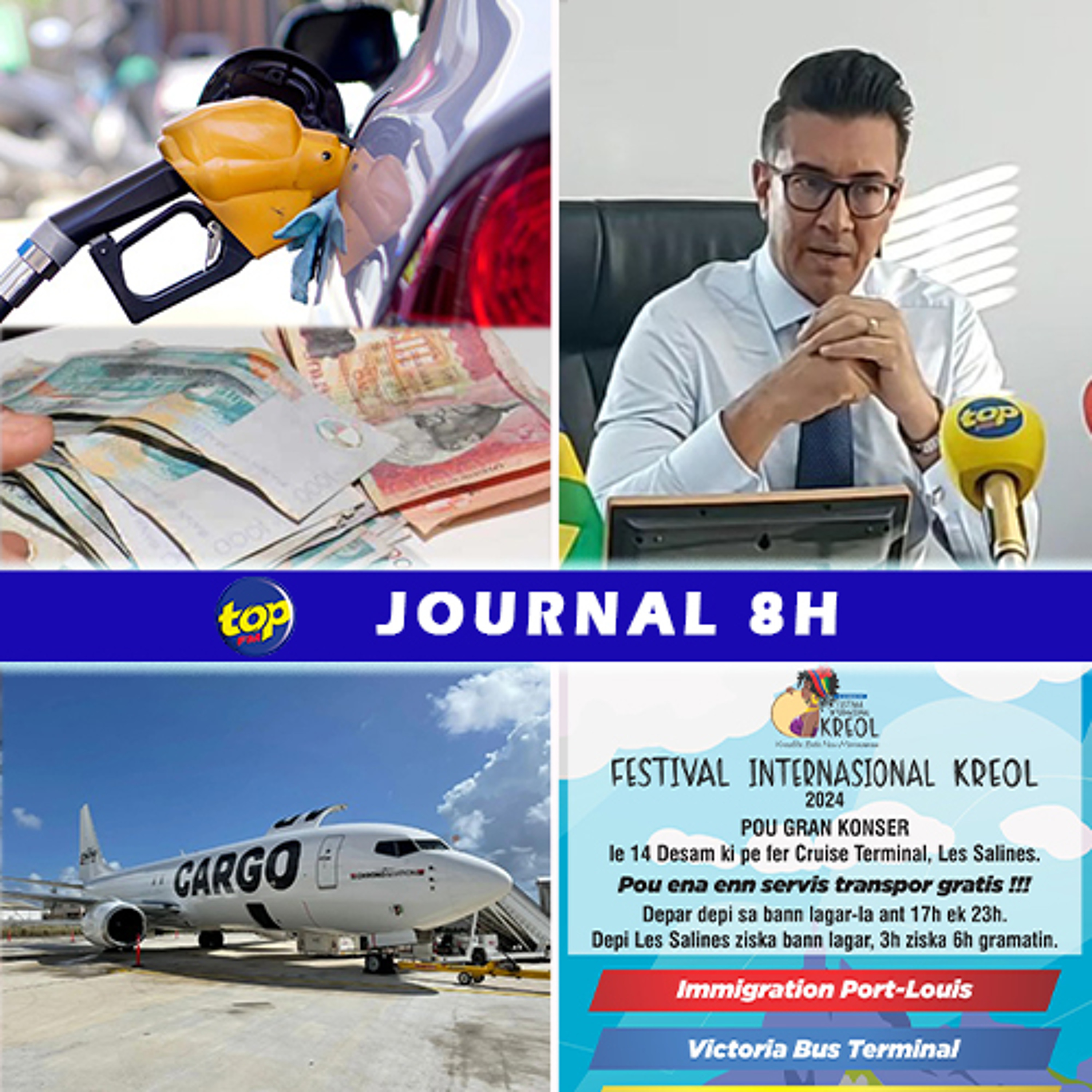 Le journal de 8H de ce samedi 14 décembre 2024