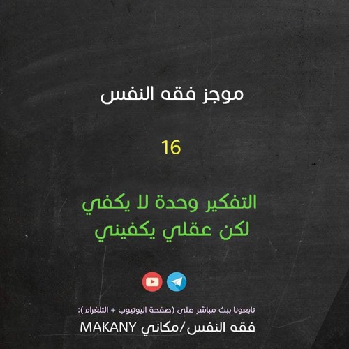 مجالس فقه النفس 016 | اقرأ 10 | التفكير وحده لا يكفي | هل عقلي يكفيني؟!