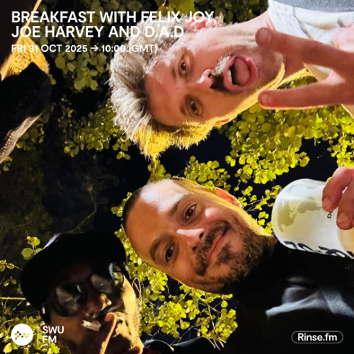 Felix Joy with Joe Harvey, D.A.D & Tom Thorpe - 31 October 2025