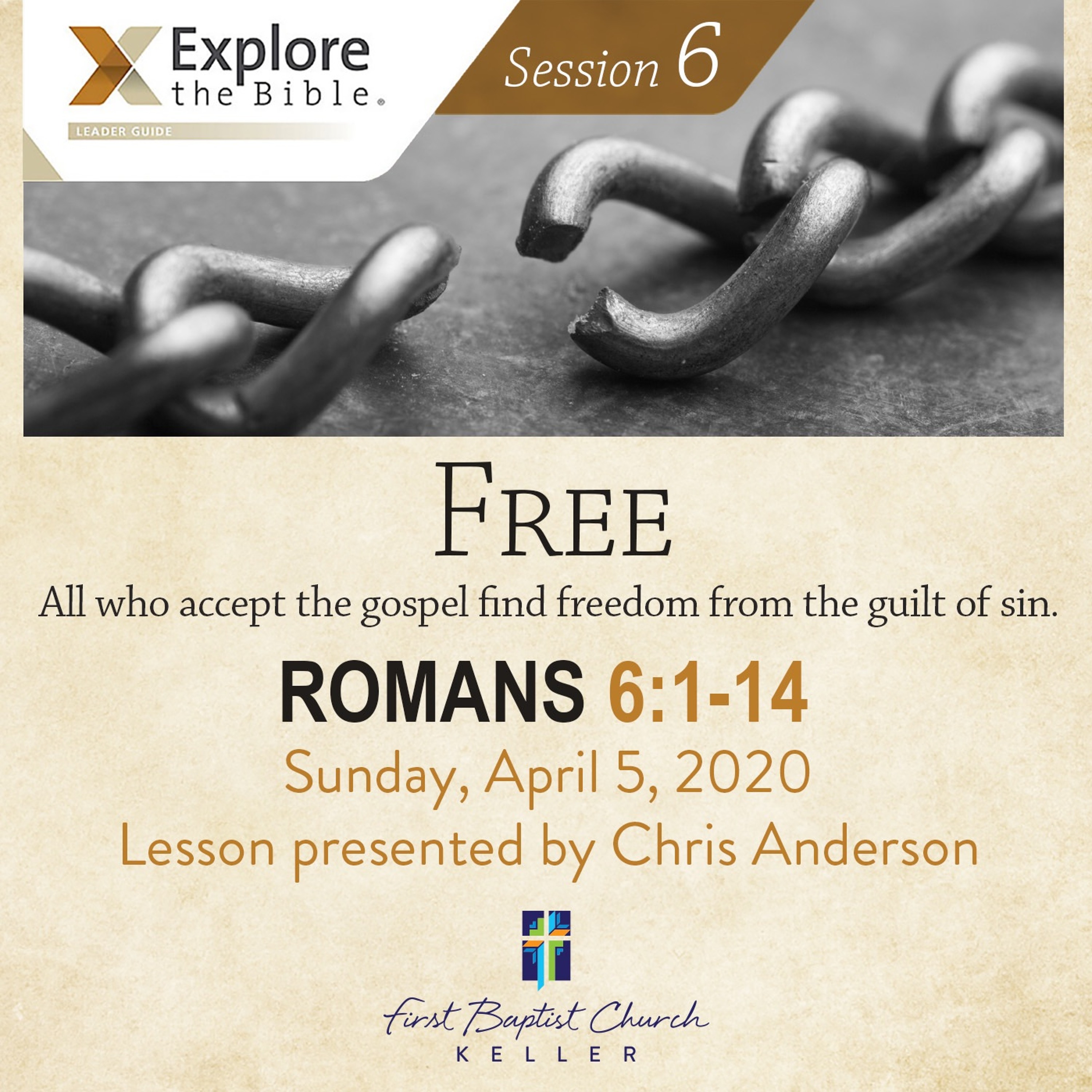 Explore the Bible-Lesson 6 for 04-05-20 episode artwork