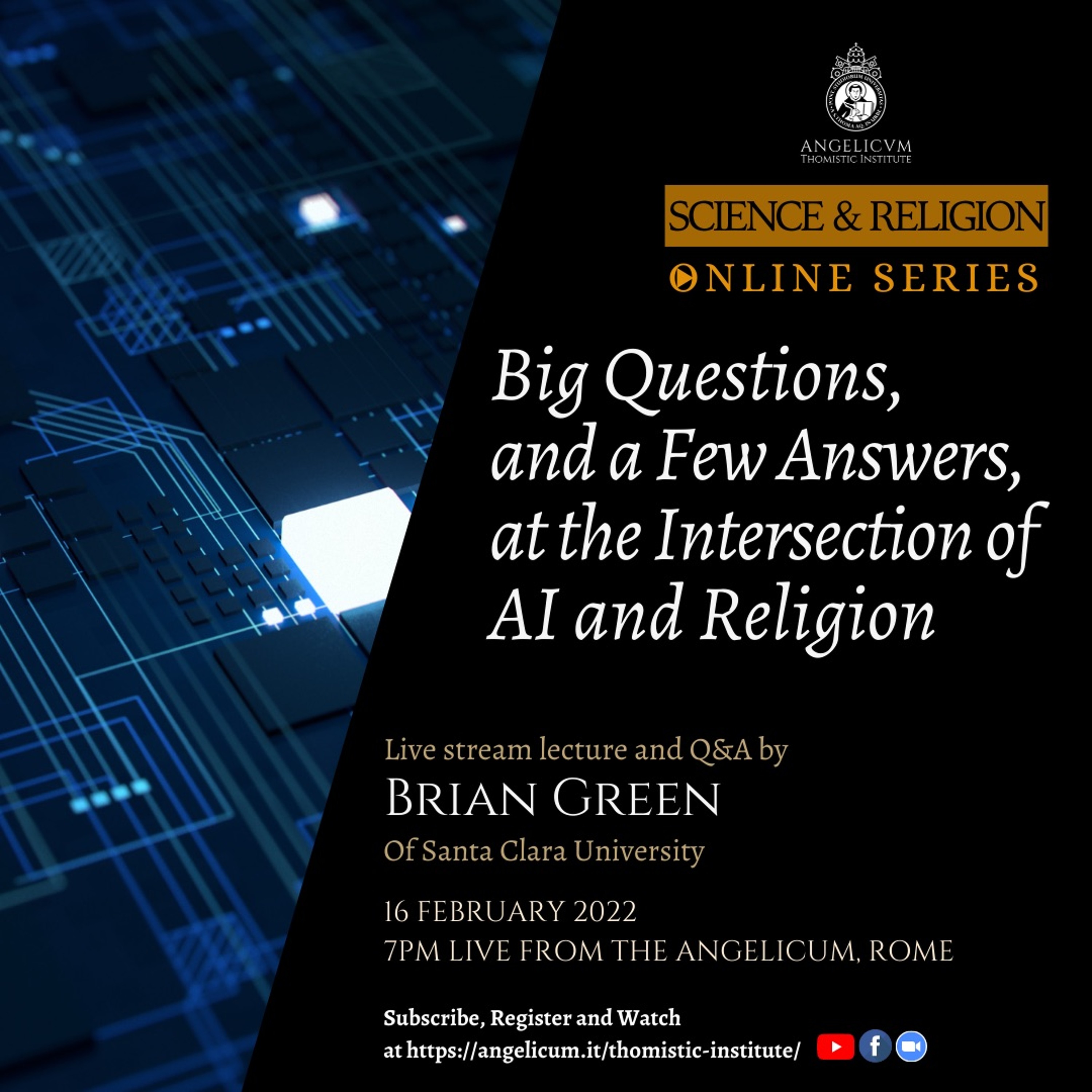 Big Questions, and a Few Answers, at the intersection of AI and Religion | Brian Green