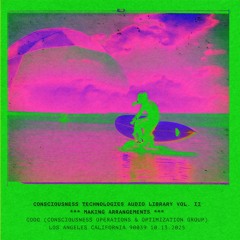 CONSCIOUSNESS TECHNOLOGIES AUDIO LIBRARY VOL. II - MAKING ARRANGEMENTS