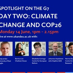 Spotlight on the G7: climate change and COP26