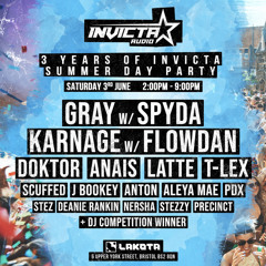 3 YEARS OF INVICTA: DJ COMPETITION | FAGAN ENTRY