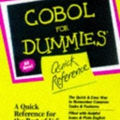 [PDF] READ Free Cobol for Dummies Quick Reference bestseller