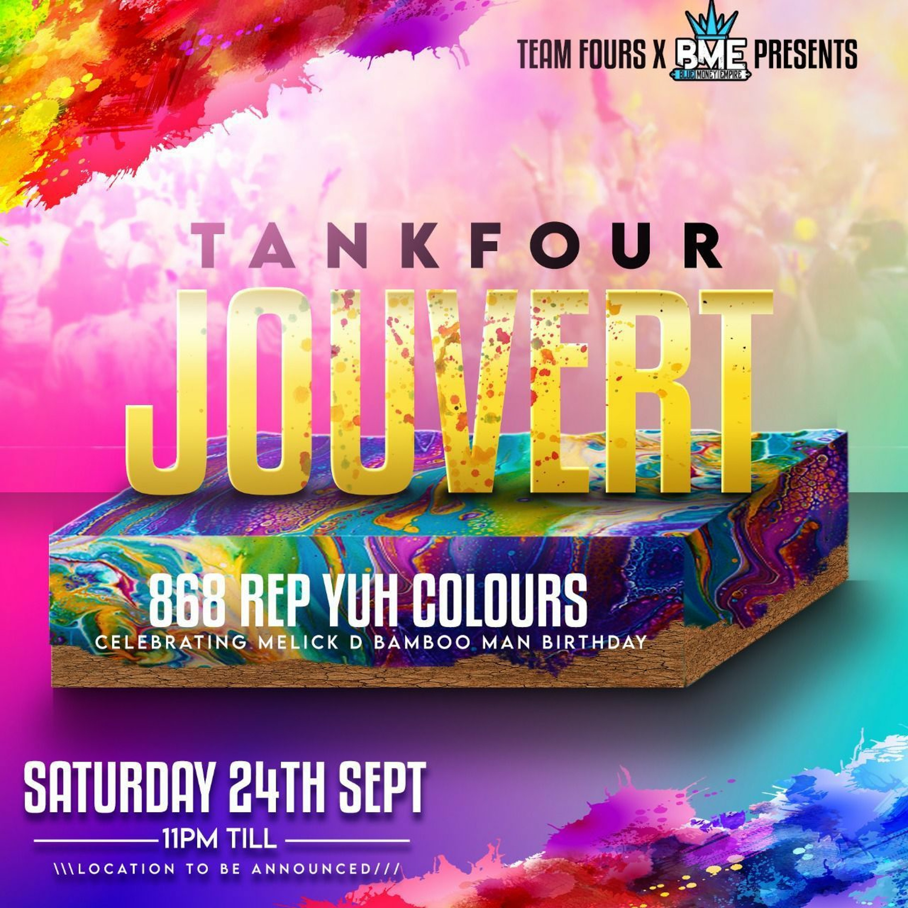 Tank Four Jouvert Cd - Selectah Stukie x StarrBrite