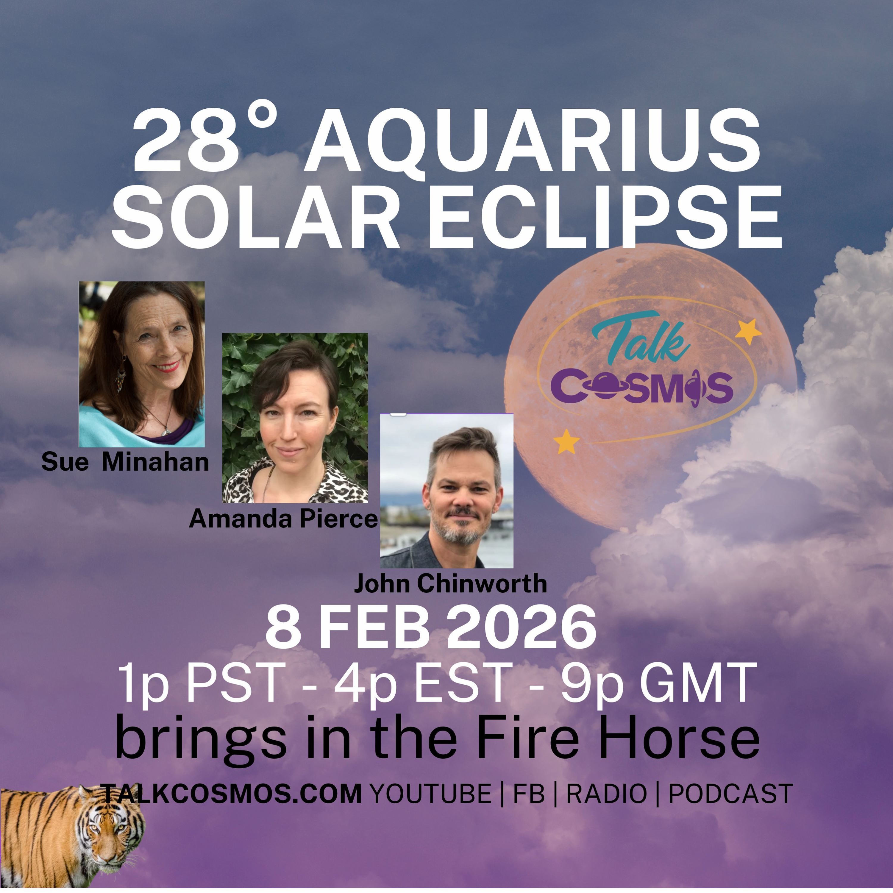 Talk Cosmos 02-08-26 28° Aquarius Solar Eclipse