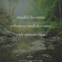 dreadful the stream ( Naviarhaiku 590 )