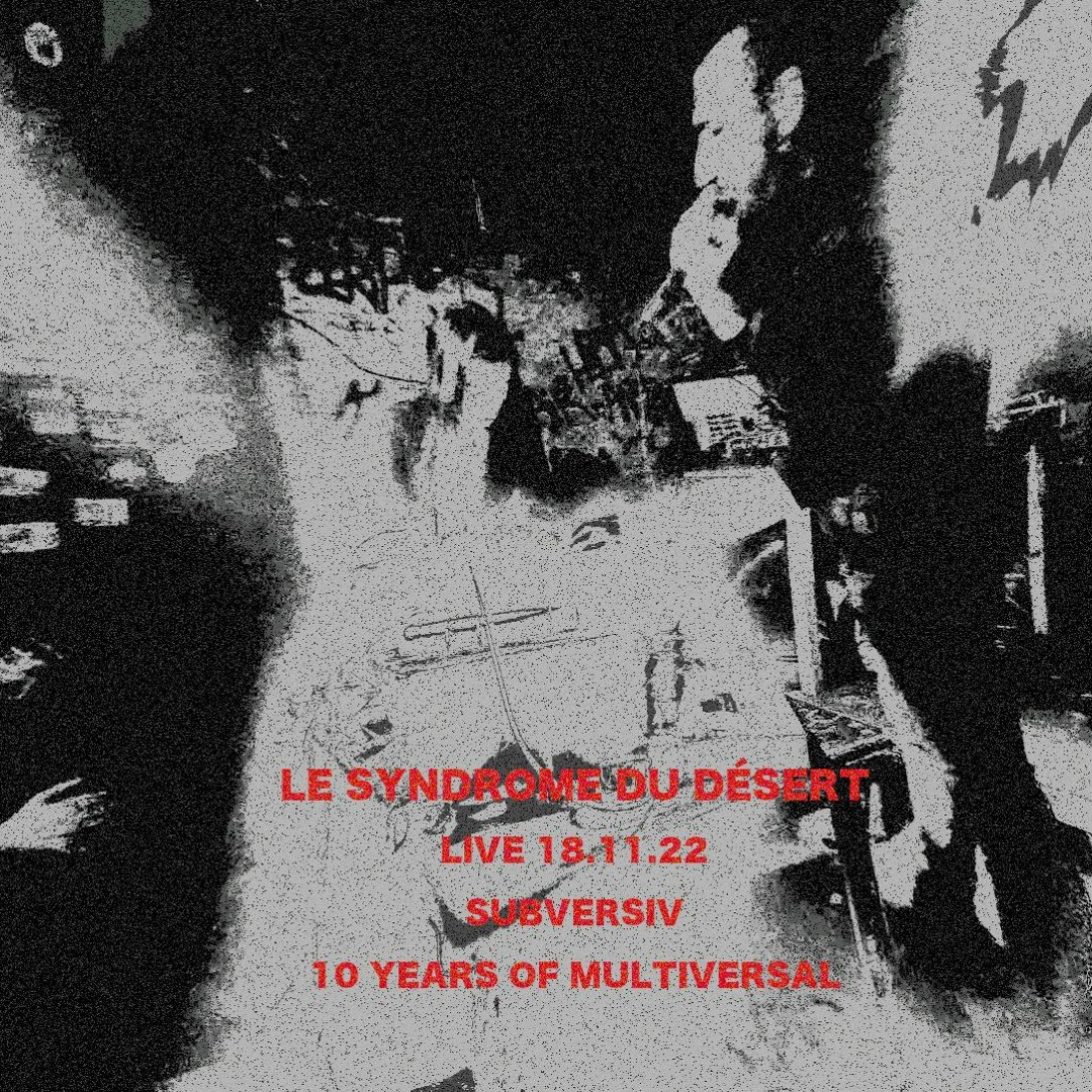 Le Syndrome Du Désert- LIVE 10 YEARS OF MULTILVERSAL- SUBVERSIV 18.11.22
