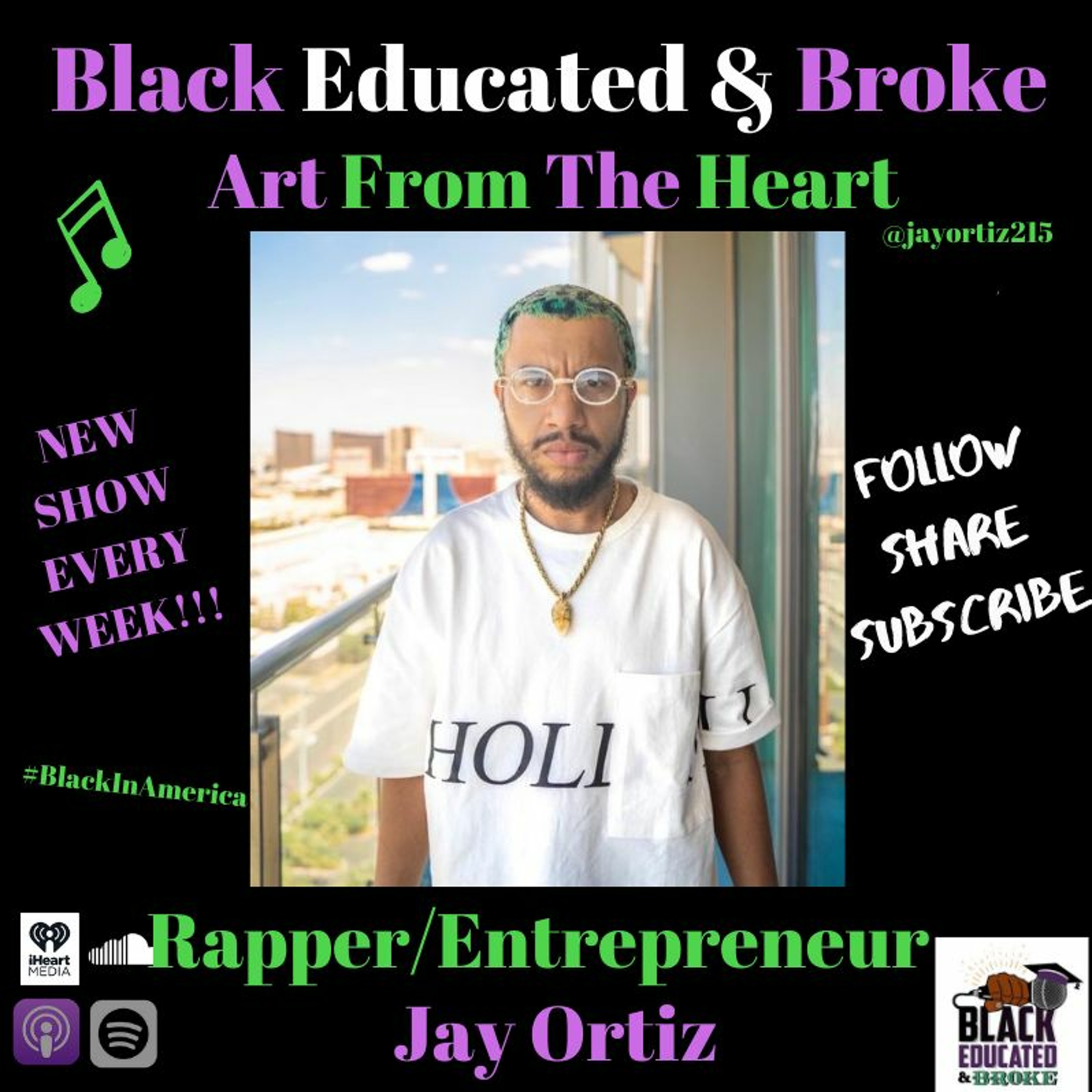 BEB EXCLUSIVE Slap It or Dap It with Jay Ortiz ...Black In America episode artwork