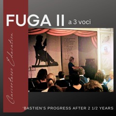 J.S.Bach Fuga II (W.T.Kl. 1) , Bastien's (13) progress after 2  1/2  years training