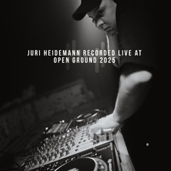 Juri Heidemann recorded live at Open Ground in 2025