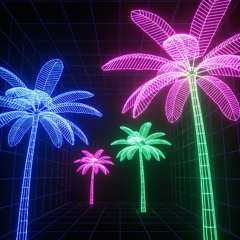 Neon Palms
