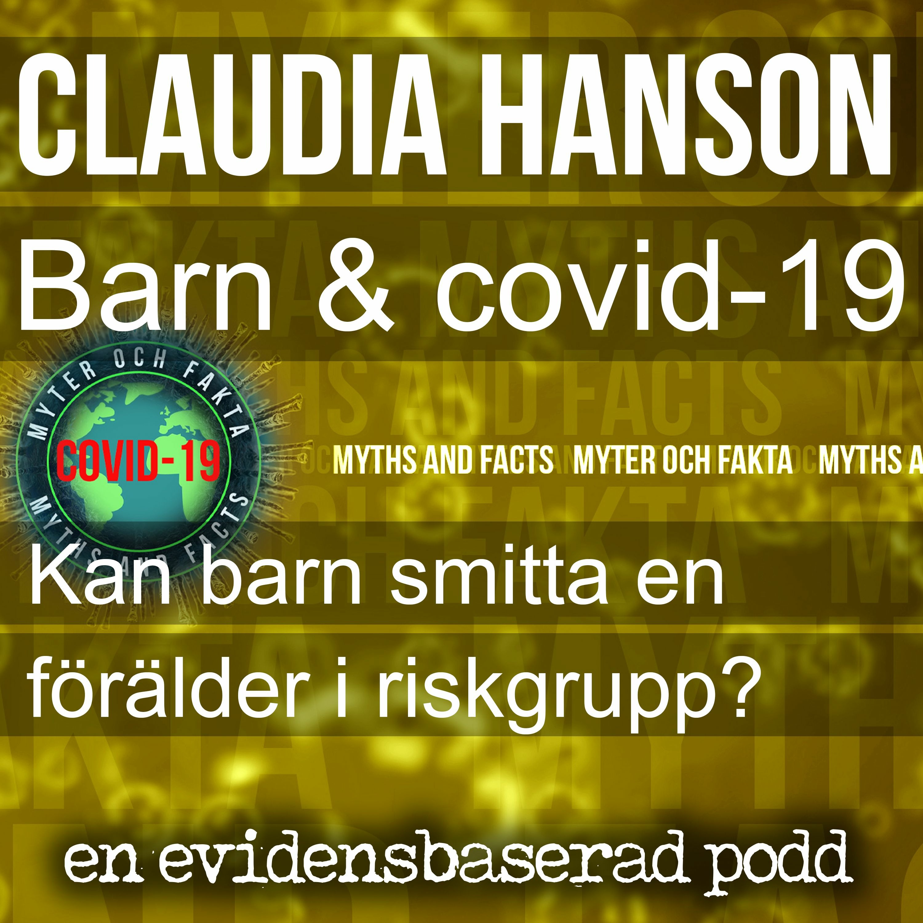 Barn och covid-19 med Claudia Hanson