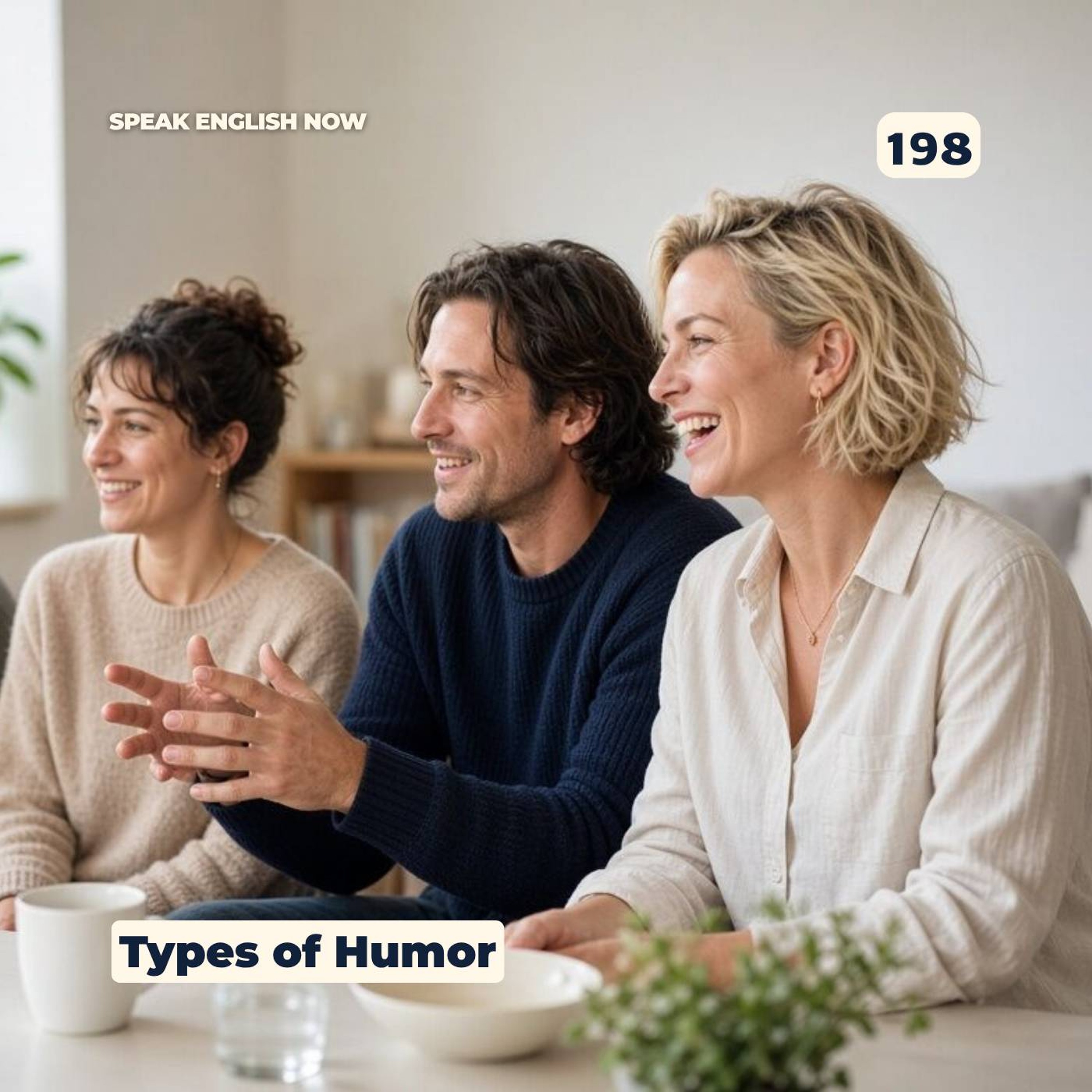 #198 Types of Humor in English episode artwork