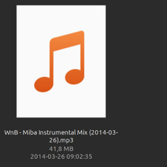 Miba Instrumental Mix (2014-03-26)