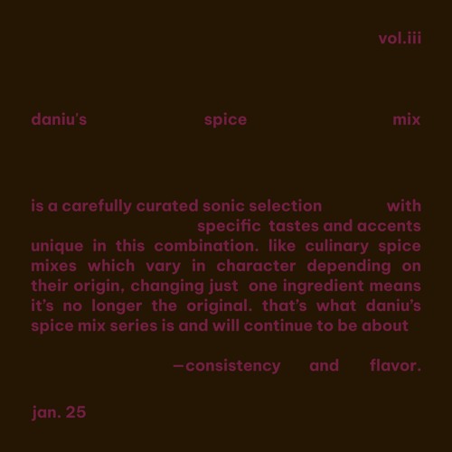 daniu's spice mix vol. 3 - club edition