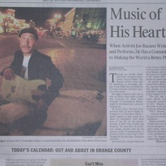 'Time' and 'Playin' it from the Heart' by joey racano LIVE!