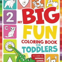Audiobook My Big Fun Coloring Book for Toddlers to Learn the Animals, Shapes,