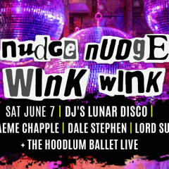 JUNE 2025 NUDGE NUDGE WINK WINK live set ... DALE STEPHEN