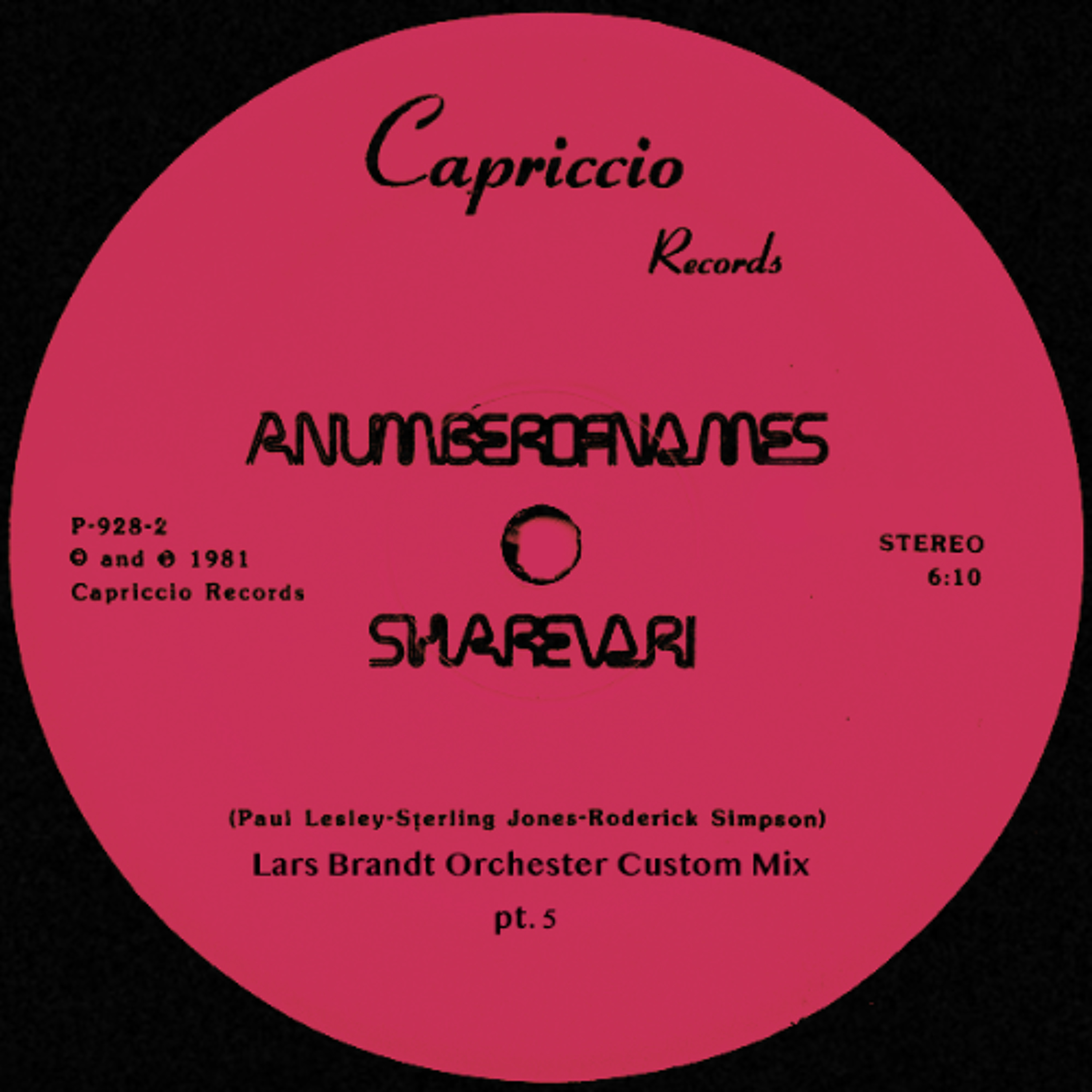 A NUMBER OF NAMES - SHARE VARI | Lars Brandt Orchester Custom Mix pt 5 episode artwork