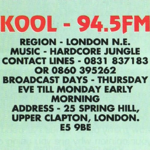 Mampi Swift - Kool 94.5 FM - 27th May 1995
