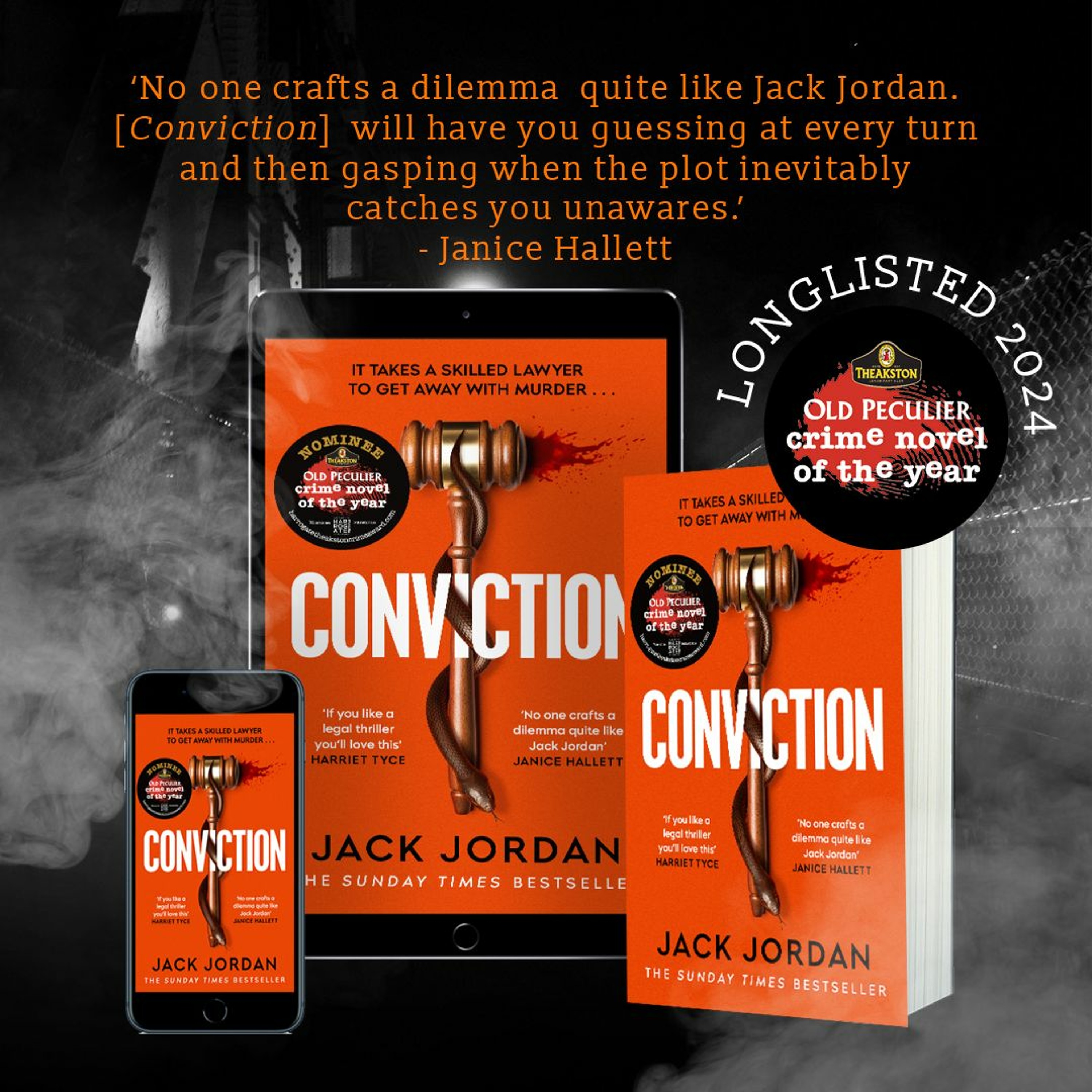 Jack Jordan - Theakston Old Peculier Crime Novel of the Year Award 2024 Longlist Interview episode artwork