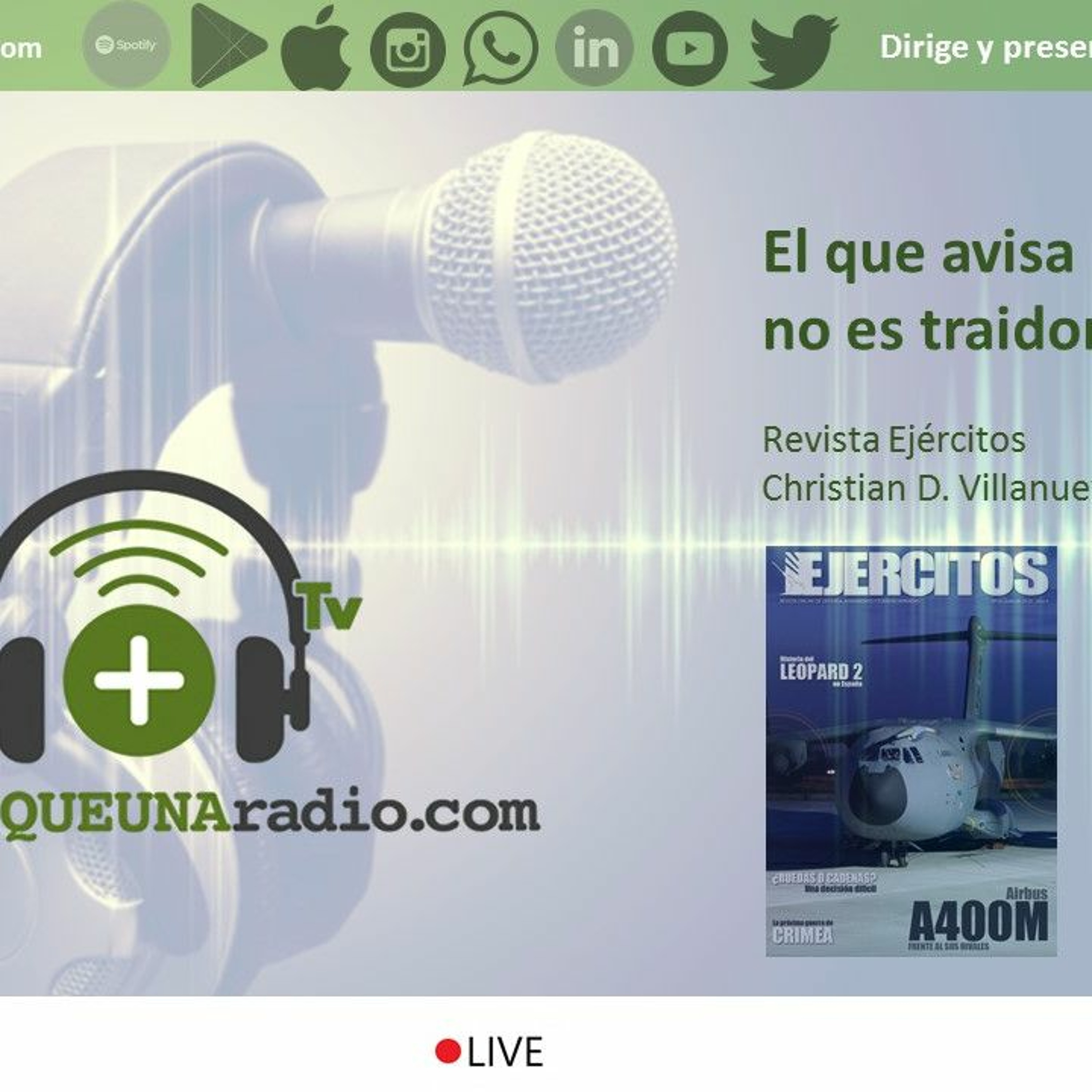 EL QUE AVISA NO ES TRAIDOR EN MAS QUE UNA RADIO episode artwork