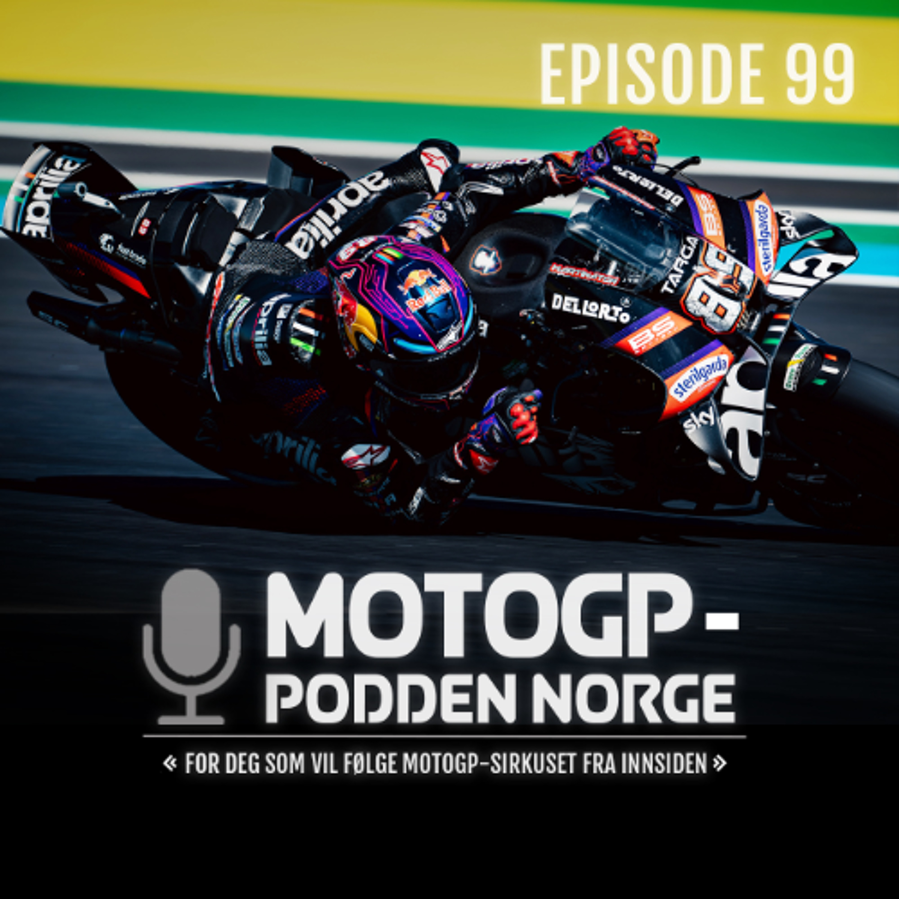 #99 Brasil GP: Apriliadominans og fullstendig kaos episode artwork