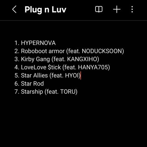 PLUGNLUV DEMO PLAYLIST