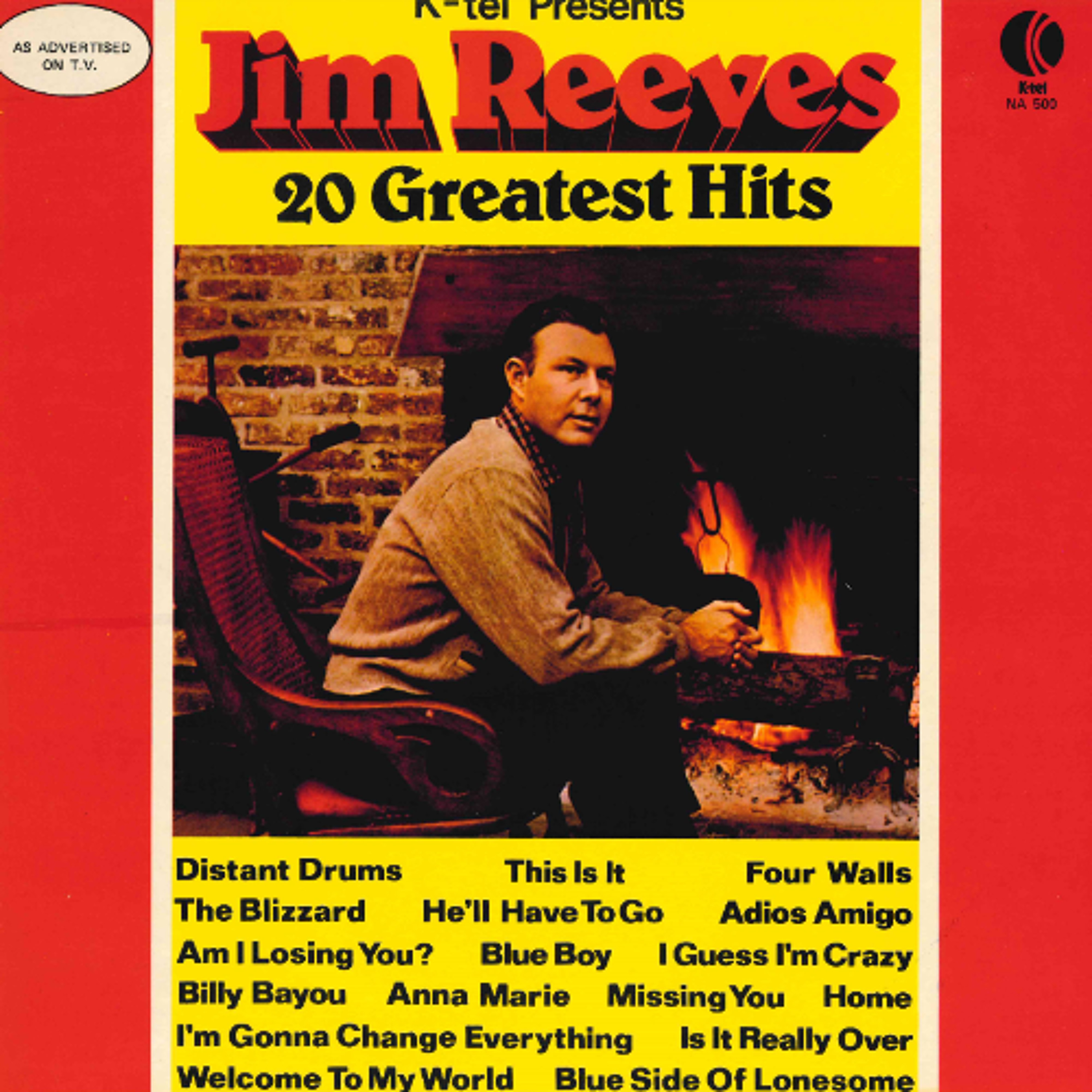 #539 Jim Reeves 20 Greatest Hits - Side A - K-tel Presents NA 500 - 1976 - Australia