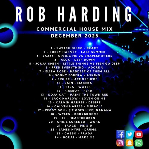 Rob Harding - Commercial House Mix (December 2023)