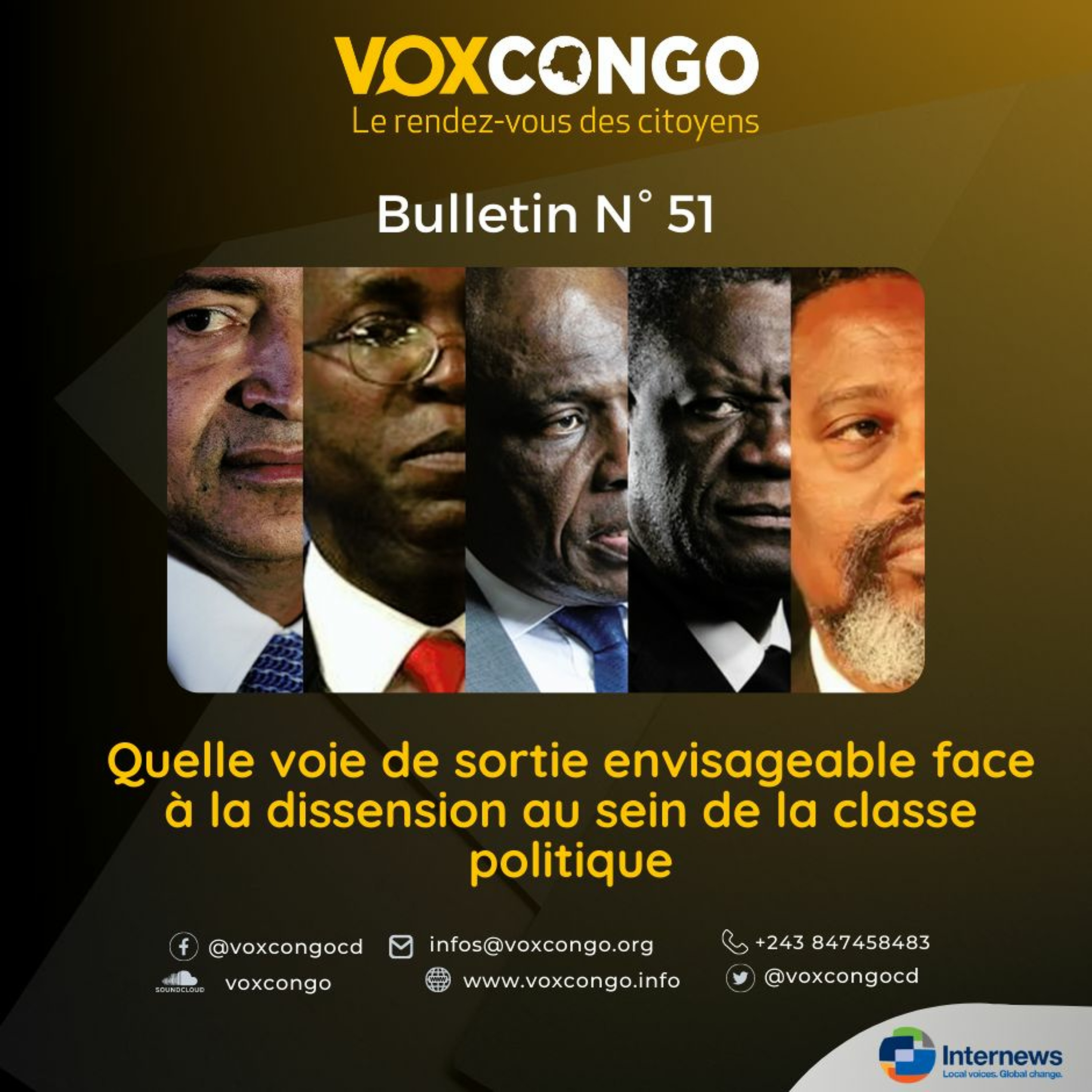 Français Bulletin Voxcongo Quelle Voie De Sortie Envisageable Face À La Dissension Au Sein De La