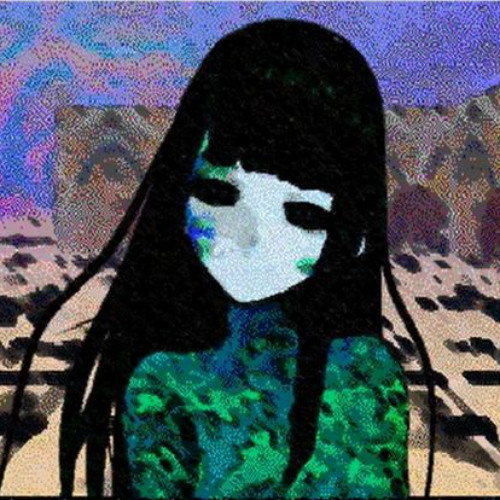 floating in deep sea