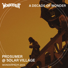 Prosumer — Solar Stage — Wonderfruit 2024