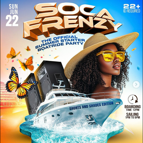 LIVE @ SOCA FRENZY BOAT PARTY WITH HOST DJ TATE