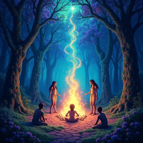 Angels in the Forest of Light