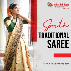 Buy pure south traditional saree at Indian Silk House