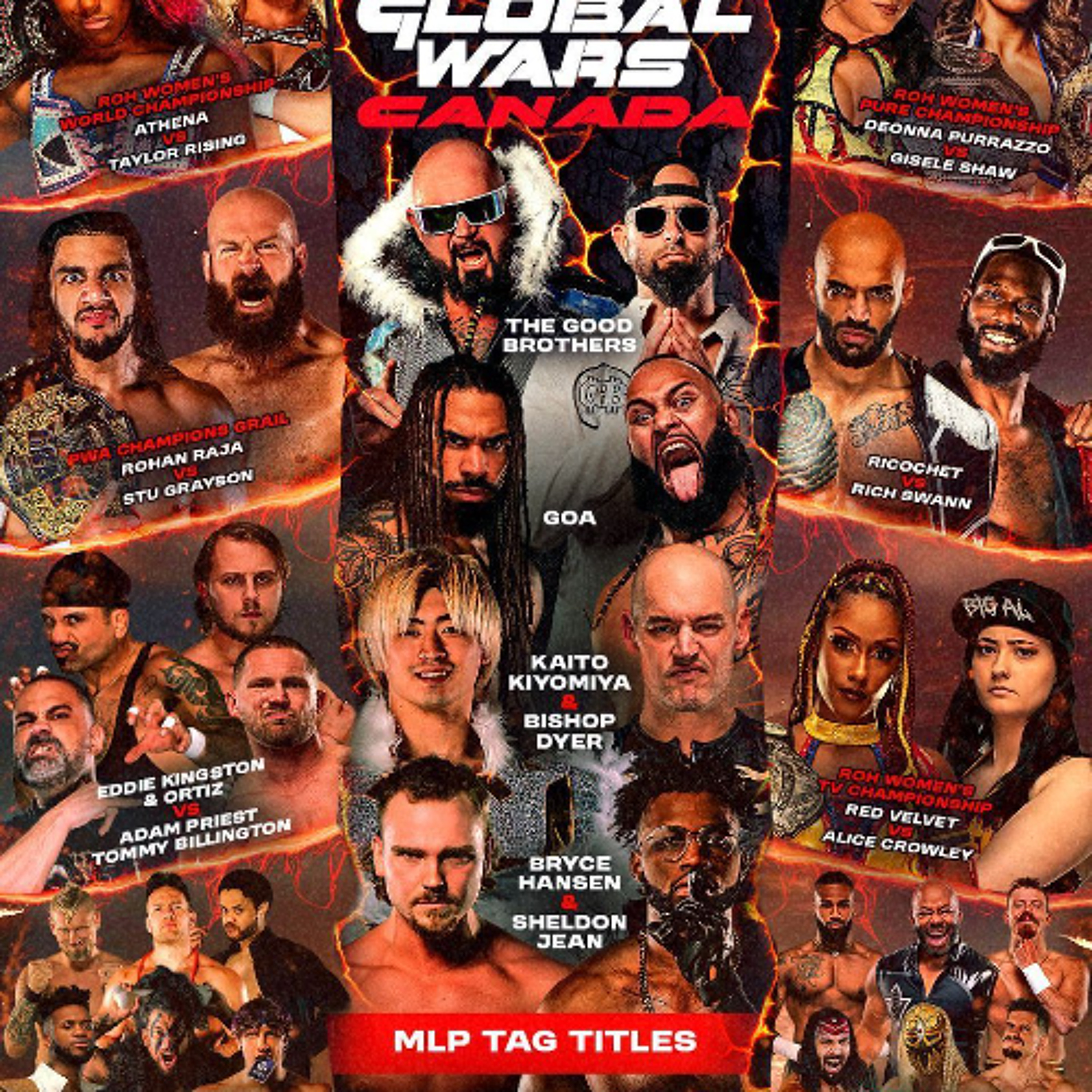 Friday, March 27: No Holds Barred Wrestling Show  ROH X MLP GLOBAL WARS Recap