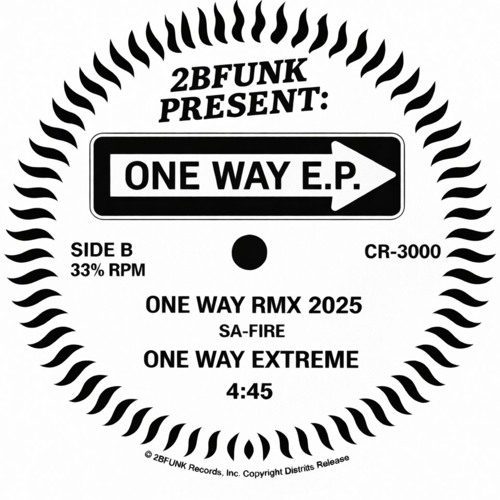 2B FUNK Pres. ONE WAY E.P.