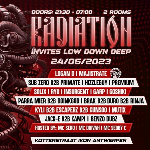 RADIATION INVITES LOW DOWN DEEP ENTRY