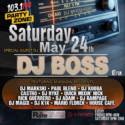 MAY 2025 Guest Mix on 103.1FM The Party Zone