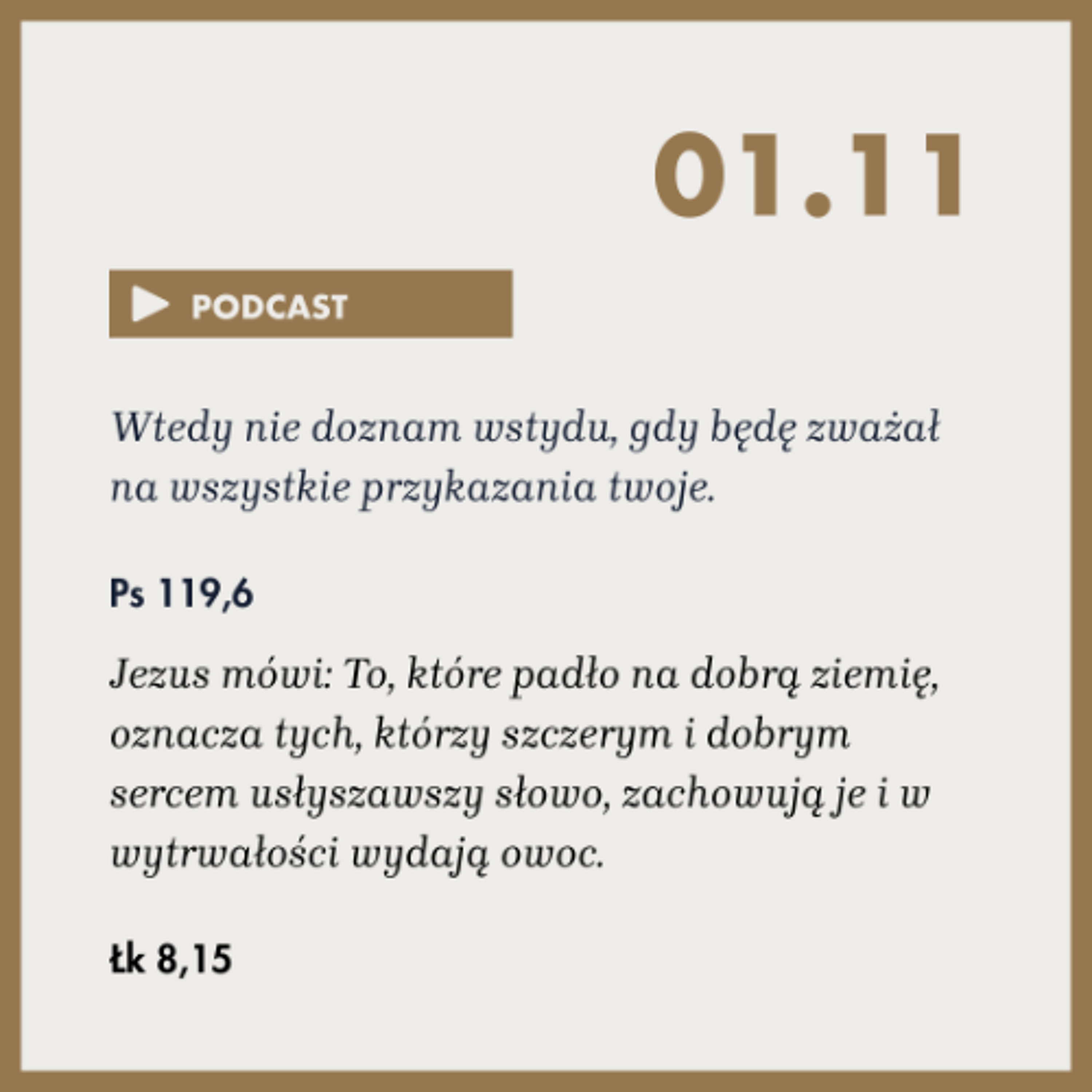 Poranek ze Słowem na 1 listopada 2025 episode artwork