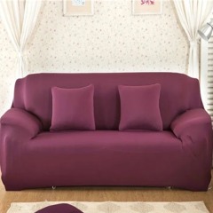 Solid Color Elastic Sofa Cover for Living Room