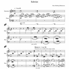 Sekvint for Marimba och Piano